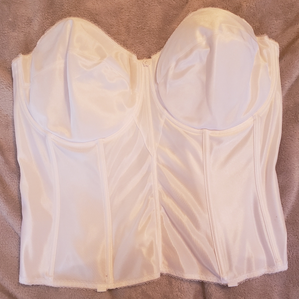 White longline bra